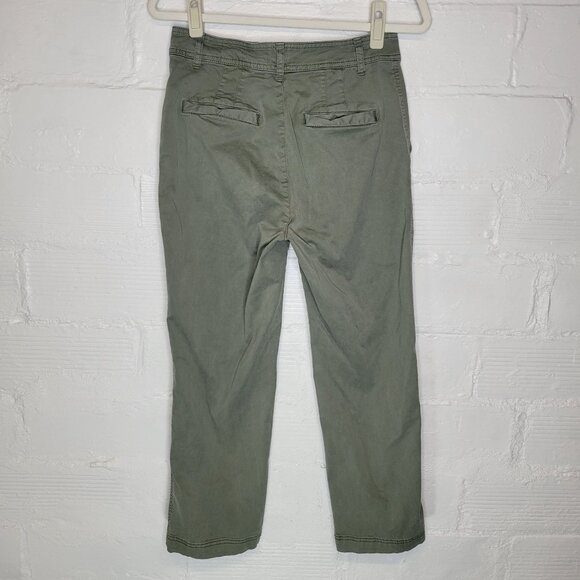 Gap Women's Size 6 Pants Girlfriend Khaki Green - Picture 2 of 5